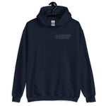 Dangerous Dads Club Hoodie - grey outline logo