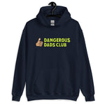 Dangerous Dads Club Hoodie - L.green logo - tan thumb