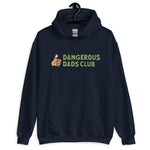 Dangerous Dads Club Hoodie - Green logo - tan thumb