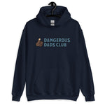 Dangerous Dads Club Hoodie - Blue logo - dark thumb