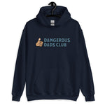 Dangerous Dads Club Hoodie - Blue logo - tan thumb