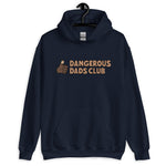 Dangerous Dads Club Hoodie - Brown logo - dark thumb
