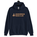 Dangerous Dads Club Hoodie - Brown logo - tan thumb