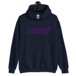 Dangerous Dads Club Hoodie - Purple outline logo