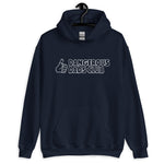 Dangerous Dads Club Hoodie - White outline logo