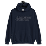 Dangerous Dads Club Hoodie - Grey outline logo