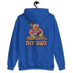 DIY Black Hair Tan Skin Tone No-Glasses Stubble Dad Hoodie