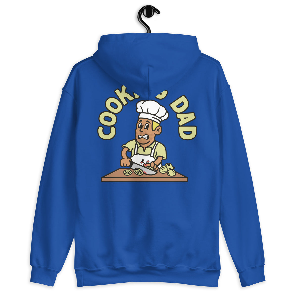 Cooking Blond Hair Tan Skin Tone No-Glasses Stubble Dad Hoodie