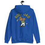 Golf Brown Hair Tan Skin Tone Glasses Stubble Dad Hoodie