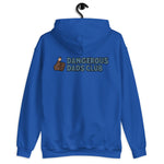 Dangerous Dads Club Hoodie - blue logo with dark thumb