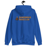 Dangerous Dads Club Hoodie - brown logo with dark thumb