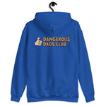 Dangerous Dads Club Hoodie - brown logo with light thumb