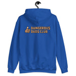 Dangerous Dads Club Hoodie - brown logo with tan thumb