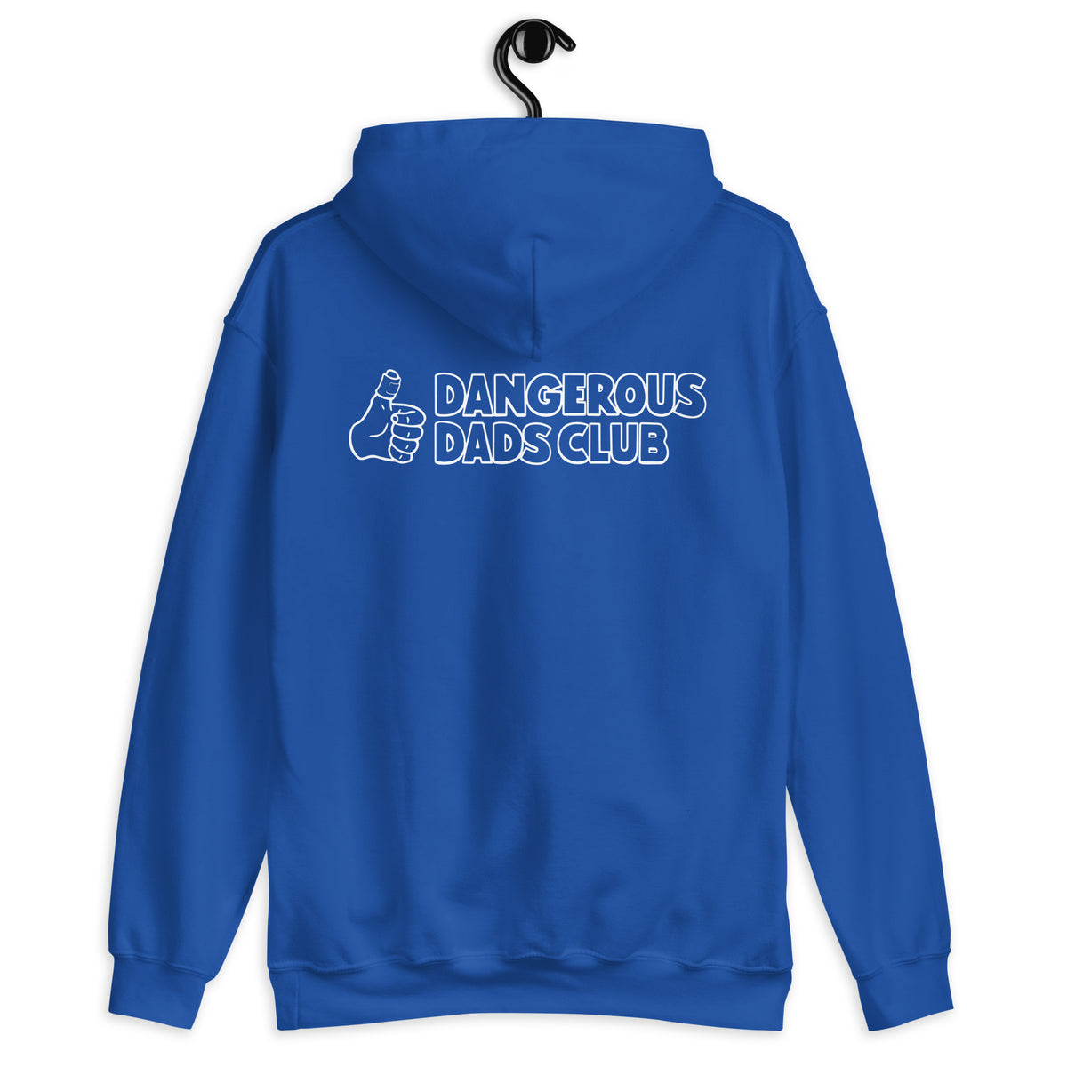 Dangerous Dads Club Hoodie - white outline logo
