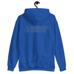 Dangerous Dads Club Hoodie - grey outline logo