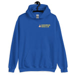 Dangerous Dads Club Hoodie - yellow logo with light thumb
