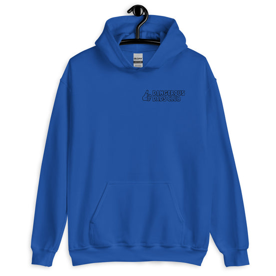 Dangerous Dads Club Hoodie - black outline logo
