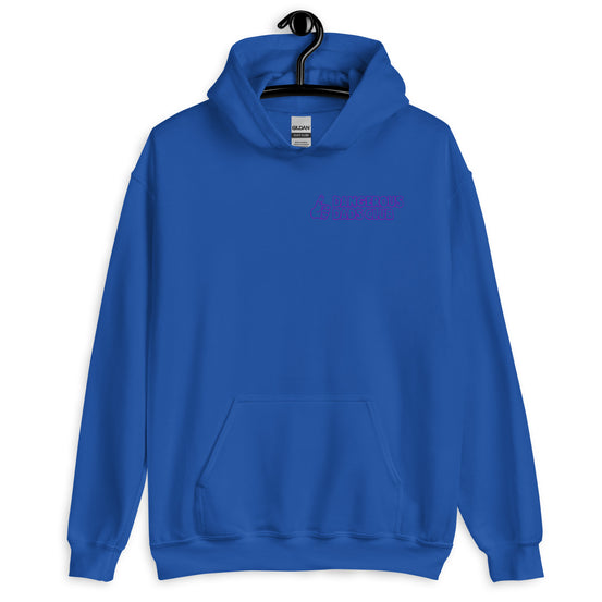 Dangerous Dads Club Hoodie - purple outline logo