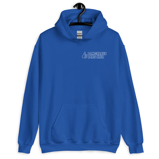 Dangerous Dads Club Hoodie - white outline logo