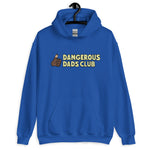 Dangerous Dads Club Hoodie - yellow logo-dark thumb