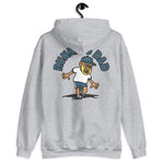 Running Blond Hair Tan Skin Tone Glasses Beard Dad Hoodie