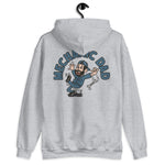 Mechanic Black Hair Light Skin Tone No-Glasses Beard Dad Hoodie