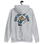 Mechanic Blond Hair Tan Skin Tone Glasses Moustache & Chin Beard Dad Hoodie