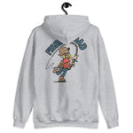 Fishing Blond Hair Light Skin Tone Glasses Beard Dad Hoodie