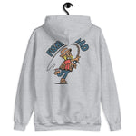 Fishing Blond Hair Tan Skin Tone No-Glasses Beard Dad Hoodie