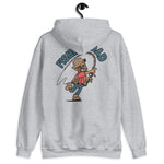 Fishing Brown Hair Tan Skin Tone Glasses Beard Dad Hoodie