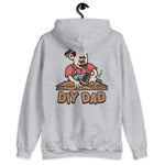DIY Black Hair Light Skin Tone No-Glasses Moustache & Chin Beard Dad Hoodie