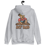 DIY Blond Hair Tan Skin Tone Glasses Moustache Dad Hoodie