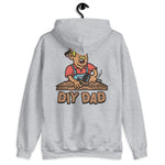 DIY Blond Hair Tan Skin Tone No-Glasses Moustache Dad Hoodie