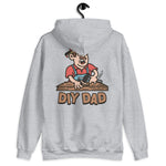 DIY Brown Hair Light Skin Tone Glasses Moustache Dad Hoodie