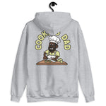 Cooking Black Hair Dark Skin Tone Glasses Beard Dad Hoodie