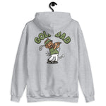 Golf Brown Hair Tan Skin Tone No-Glasses Beard Dad Hoodie