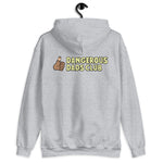 Dangerous Dads Club Hoodie - yellow logo with tan thumb