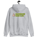 Dangerous Dads Club Hoodie - L.green logo with light thumb