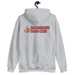 Dangerous Dads Club Hoodie - red logo with tan thumb