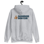 Dangerous Dads Club Hoodie - blue logo with tan thumb