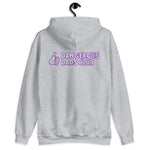Dangerous Dads Club Hoodie - purple outline logo