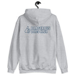Dangerous Dads Club Hoodie - navy outline logo