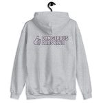 Dangerous Dads Club Hoodie - red-blue outline logo