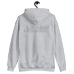 Dangerous Dads Club Hoodie - grey outline logo