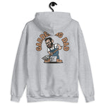 Gardening Black Hair Light Skin Tone Glasses Medium Beard Dad Hoodie