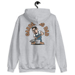 Gardening Black Hair Light Skin Tone Glasses Medium Moustache & Chin Beard Dad Hoodie