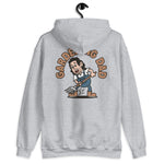 Gardening Black Hair Light Skin Tone No-Glasses Long Stubble Dad Hoodie