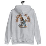 Gardening Black Hair Tan Skin Tone Glasses Bald Beard Dad Hoodie