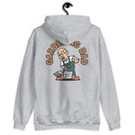 Gardening Blond Hair Light Skin Tone No-Glasses Bald Moustache Dad Hoodie