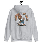 Gardening Brown Hair Tan Skin Tone No-Glasses Long Beard Dad Hoodie